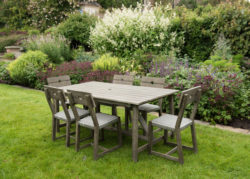 Oban Rattan 6 Seat Dining Set 1 table & 6 chairs